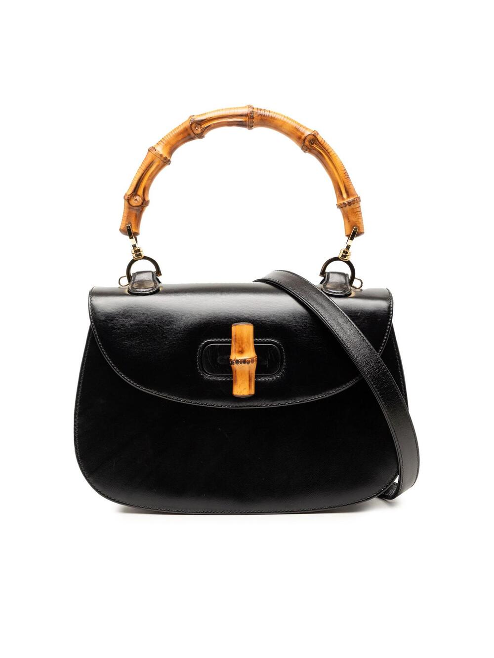 Gucci Calfskin Bamboo Night Pre-Loved #345668G12B